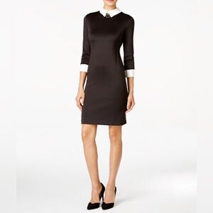 Ivanka Trump Elegant Black and White Women's Dress